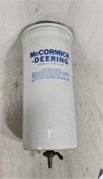 Old McCormick Deering 2 gal milk house crock with