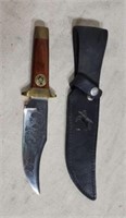 Sam Colt knife with sheath 6 1/2" blade never