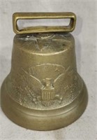 Rare Civil War alarm bell brass