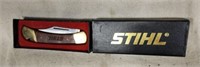 Stihl knife in box never used with box.