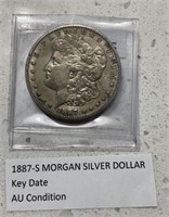 1887S Morgan Silver Dollar