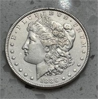 1886 Morgan Silver Dollar