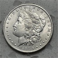 1884 O Morgan Silver Dollar