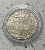 1943 walking liberty half dollar