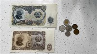 Foreign coins and currency