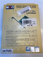 Hiro PCIe Gigabit NIC Ethernet Card - New