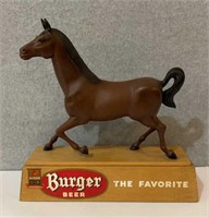 Vintage Burger Beer Advertising Display - appx