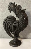 Vintage mid Century cast metal rooster - appx 8”