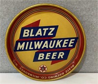Original Vintage Blatz Metal Beer Tray 13”