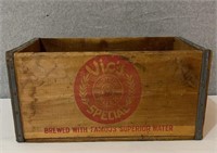 Vintage Vic’s Special Wooden Beer Crate