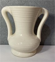 9 1/2” tall vintage Art Pottery Double Handle