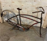 Antique Monark Skip Tooth Bicycle Frame