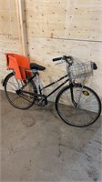 Vintage bicycle with basket