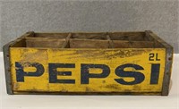 1976 wooden Pepsi crate