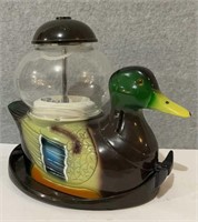 Vintage duck gumball machine