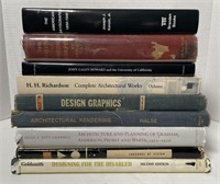 Lot Of Books Including Architectural Rendering,