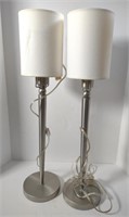 Quoizel Side Table Lamps (approx 28") *Bidding 2x