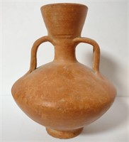 Terracotta Double Handled Vase (approx 7.5")