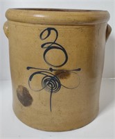 Stoneware Beestring Crock (approx 10.5" H)