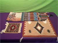 Southwest Style Table Runner & Small Rugs