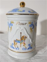 Lenox The Carousel Canisters Flour Jar w Lid