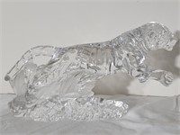 Lenox First Edition Crystal Lunging Tiger