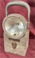 Antique portable electric lantern