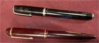 Antique fountain pens black one "Bell System"