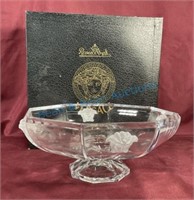Versace Rosenthal crystal center bowl with