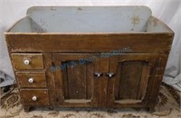 Fantastic Pennsylvania Dutch primitive dry sink