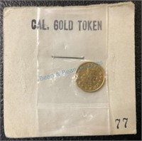 California gold token