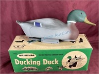 The original ducking duck, animated, decoy NOS