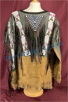 Beautiful Native American beaded war shirt