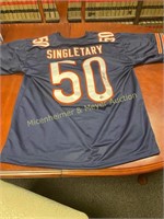 #50 Singletary Autographed Bears Jersey