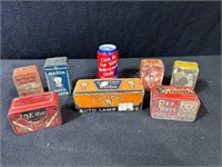 Auto Lamps Advertising tins - Lot