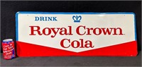 SST Embossed Drink Royal Crown Cola Soda Sign
