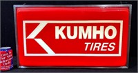 Kumho Tires Light Up Sign - NOS