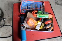 tray lot - propane torch, extn cord,