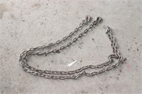 12' chain with hooks