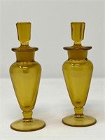 Amber Glass Perfume Bottles