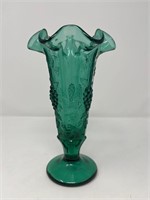 Fenton Panel grapes footed Vase