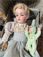 Antique Dolls with Carriages