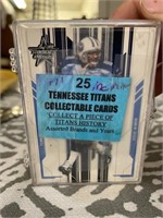 Vintage lot of 25 collectible TN Titans Cards