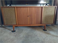 Repurposed Radio Cabinet -TV Stand