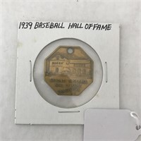 Vintage 1939 Baseball Hall of Fame Medallion