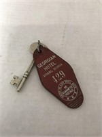 Georgian Hotel UGA Keychain Athens GA