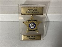 Pike County Schaplain Sheriff's Office Badge