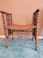 American Oak Bustle Chair