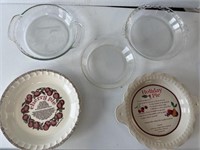 Glass & Ceramic Pie Pans