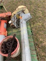20' GRAIN AUGER - WITH ELECTRIC MOTOR - MOTOR WORK